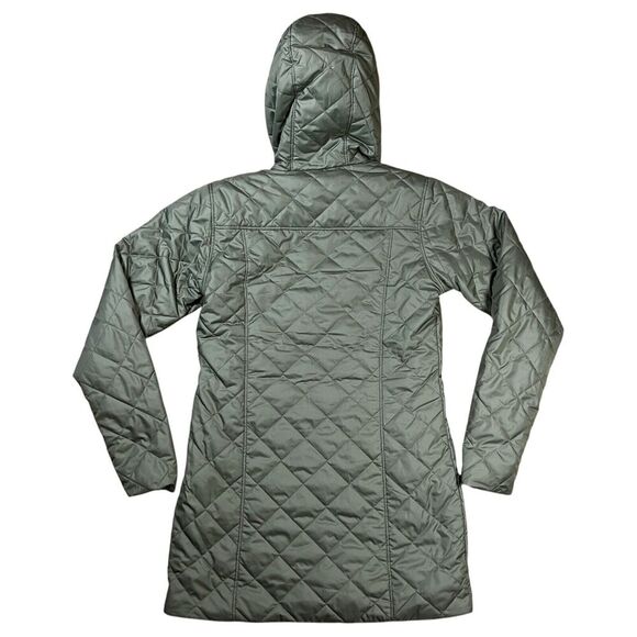 Columbia Copper Crest Quilted Puffer Jacket Heavy Green Hooded Size X Small - Picture 3 of 7
